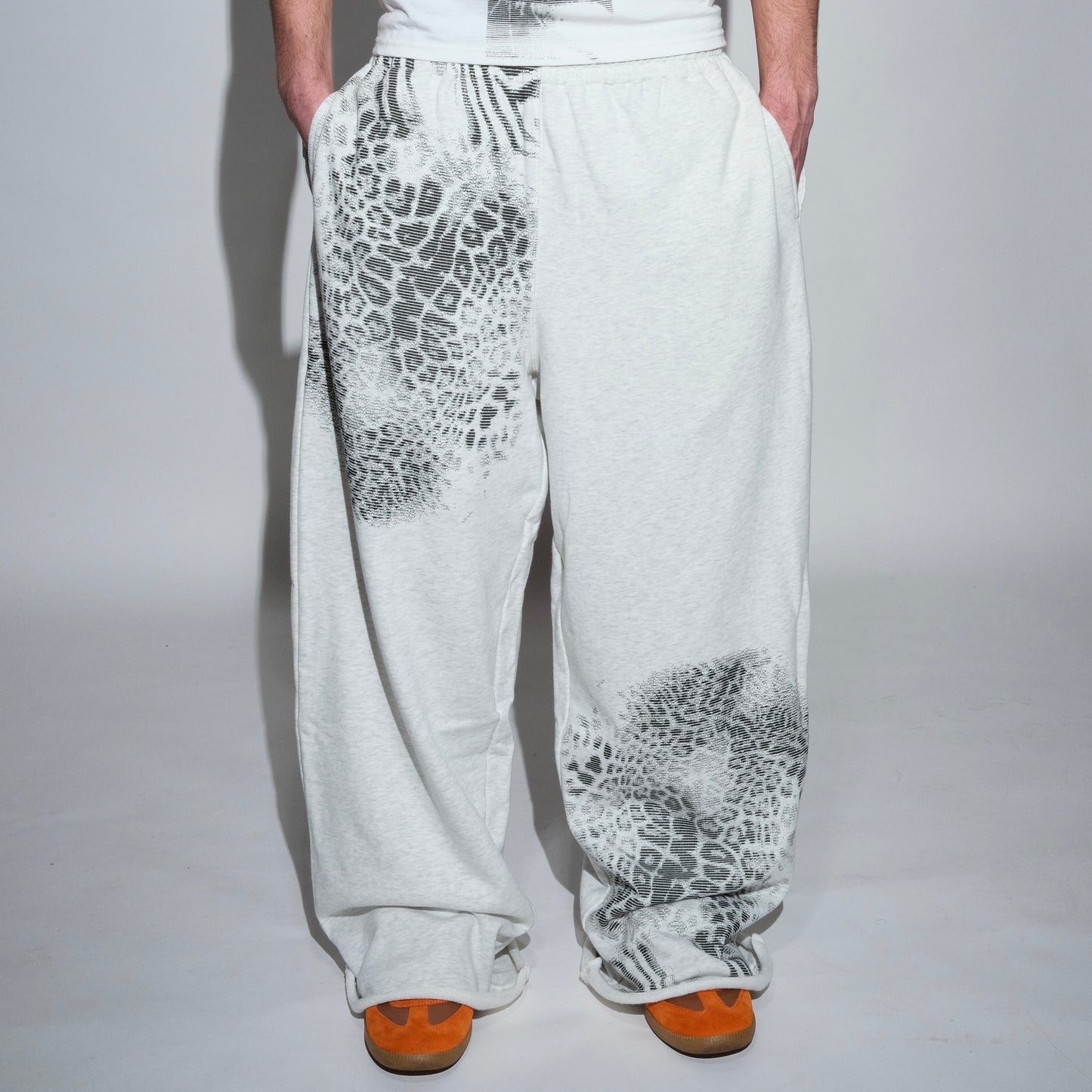 cheetah baggy sweatpants